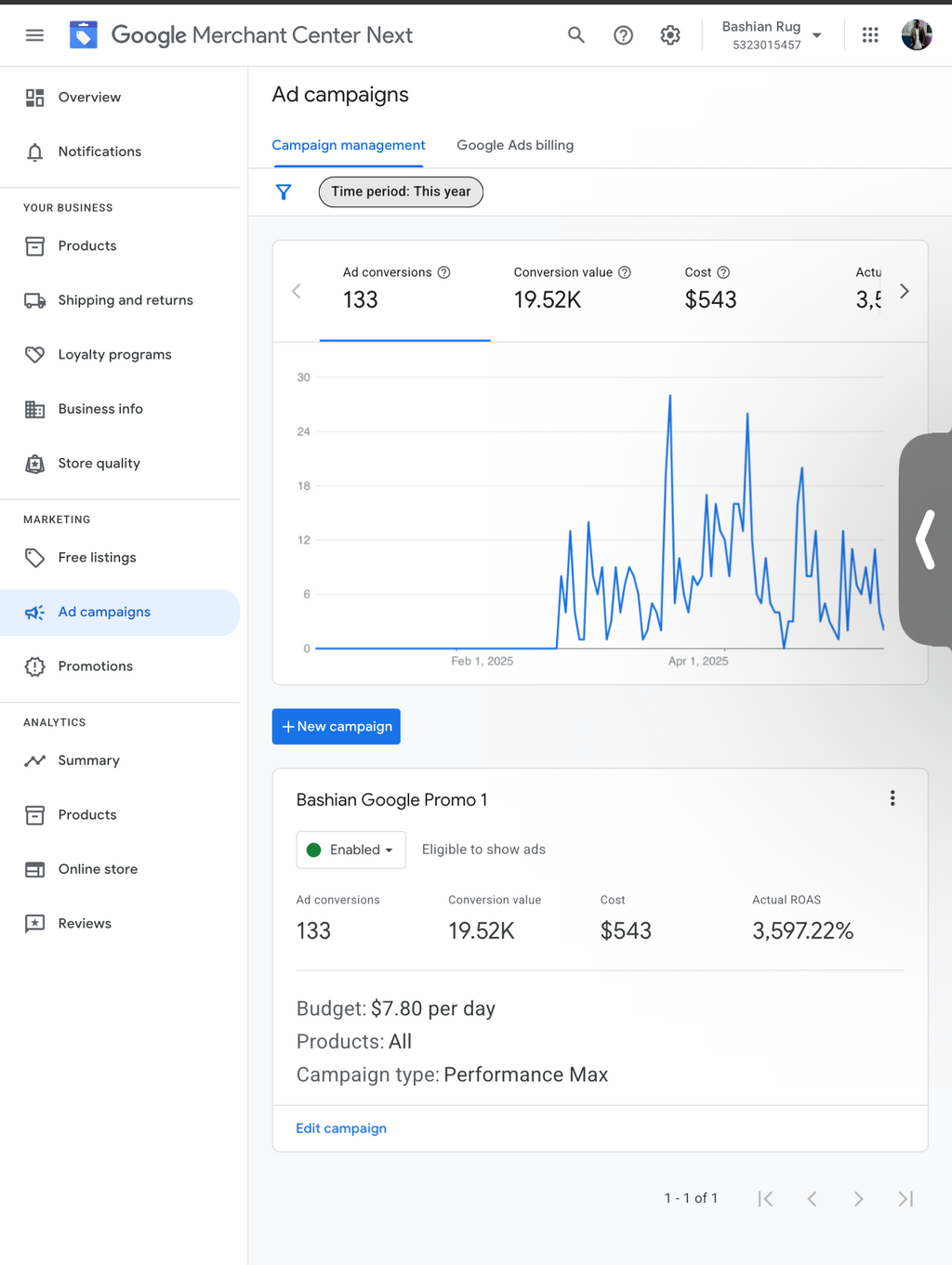 Google Ads setup and management