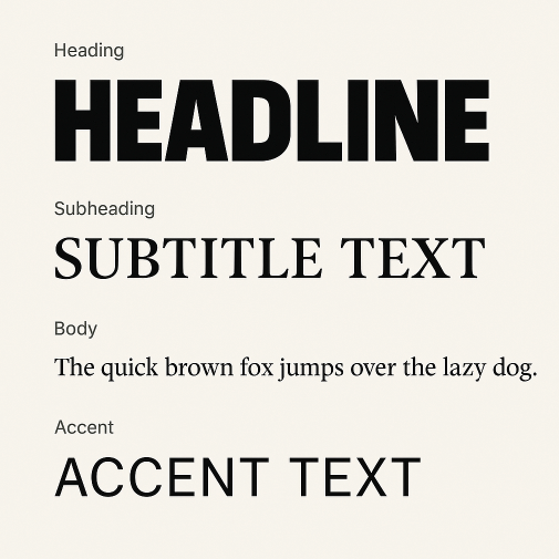 Typography & Color Palette | Brand Visual System